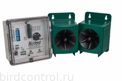 Биоакустический отпугиватель Bird Gard Pro Plus с 2 отдельными динамиками